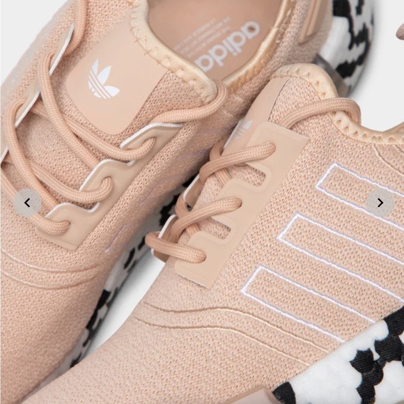 Adidas | Halo Blush Black and White Polka Dot NMD Sneakers | 7.5 - Picture 5 of 9